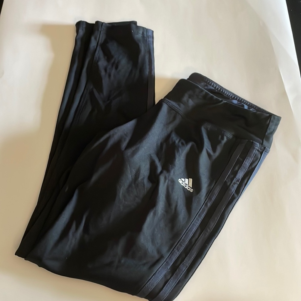 Adidas Climate Three Stripe Work Out Leggings, Women’s Size M